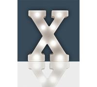 St Helens Battery Operated 3D LED Letter X Light