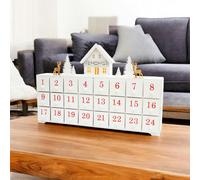 St Helens Christmas White Wooden Advent Calendar