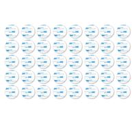 St Helens Double-Sided Round Adhesive Mounting Pads Round Grey 2 x 0.5 x 2cm