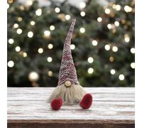 St Helens Fabric Santa-Gonk Decoration - Multi Colour Hat