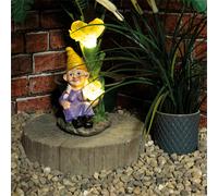 St Helens Female Gnome under light up Lilly