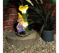 St Helens Female Gnome under light up Lilly Yodel St Helens Multicolor