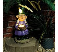 St Helens Female Gnome with Egg Basket in Purple St Helens Purple