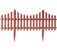 St Helens Garden Edge Fence, Brown (4 pack)