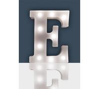 St Helens Home And Garden Battery Operated 3D Led Letter E Light