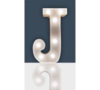 St Helens Home And Garden Battery Operated 3D Led Letter J Light