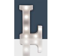 St Helens Home And Garden Battery Operated 3D Led Letter L Light