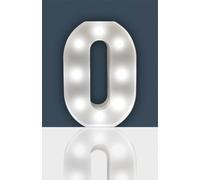 St Helens Home And Garden Battery Operated 3D Led Letter O Light