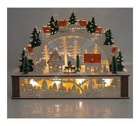 St Helens Battery Powered Wooden Festive Lighting Arch