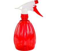 St Helens Home and Garden Garden Hand Held Adjustable Spray Bottle with Trigger Handle for Gentle Watering, Misting and Feeding of House Plants and Flowers Red