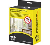St Helens Home and Garden Magnetic Mesh Fly Screen for Doors (Black)