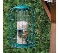 Summer Bird Feeder Squirrel Resistant Bird Hanging Metal Feeding Station Green