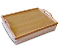 St Helens Home And Garden Wooden Lap Tray With Cushion
