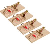 St Helens Home and Garden Wooden Mouse Trap - Pack of 4
