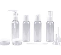 St Helens Home & Garden 9 Piece Travel Bottle Set - Perfect for air Travel, Holidays, Swimming, Camping and The Gym