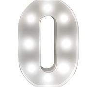 St Helens Home & Garden Battery Operated 3D LED Letter Light - Perfect for use as a Night Light or at Weddings and Parties (Letter O)