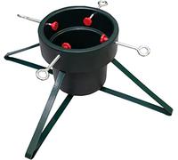 St Helens Home & Garden Christmas Tree Stand - With 4 legs, 4 screw clamps and water tank - Ensure that your Christmas tree stays upright, secure and watered (Real Trees up to 2.4m Tall)