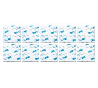 St Helens Home & Garden Double-Sided Square Adhesive Mounting Pads. Grey 5 X 0.5 X 6Cm