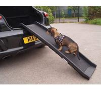 St Helens Home & Garden Foldable Portable Dog Ramp For Cars, Vans, Large and Small Dogs, Light Weight, Anti Slip Surface, Easy Set Up, Wipe Clean