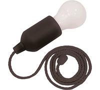 St. Helens Home & Garden LED Hanging Pull Cord Light - Battery Powered Portable Lamp for Sheds, Caravans, Tents, Garages & Wardrobes - Indoor/Outdoor Use