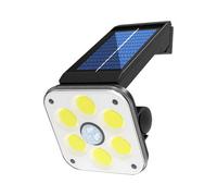 St Helens Home & Garden Solar Powered Outdoor Security Wall Light With Pir Motion Sensor And Adjustable Bracket