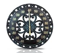 St Helens Home & Garden Vintage 33Cm Open Faced Outdoor / Indoor Wall Thermometer