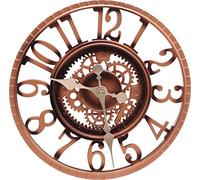 St Helens Home & Garden Vintage Open Face Design Bronze Colour Outdoor Clock 300mm / 12" - Sit back, relax and let time pass you by