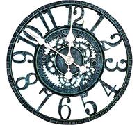 St Helens Home & Garden Vintage Open Face Design Weather Resistant Outdoor Clock 300mm / 12" - Sit back, relax and let time pass you by