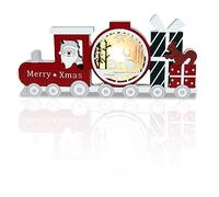 Xmas Haus Festive Light Up Led Wood Train