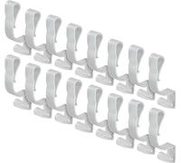 St Helens Home & Garden Xmas Haus Large Gutter Hooks Clips for Mounting Hanging Securely Outdoor Christmas Festive Decorations, String and Fairy Lights (Pack of 16)