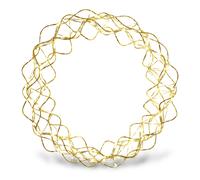 St Helens LED Copper Wire Wreath - Outdoor, Inc Timer