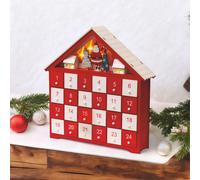 Wooden Advent Calendar Netagon Red One Size