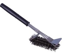 St Helens Long Handle BBQ Cleaning Brush Yodel in Black St Helens Black