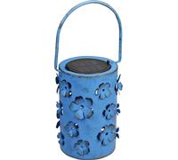 St Helens Luxform Lighting Solar LED Daisy Flower Lantern BLUE