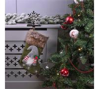 St Helens Luxury Gonk Xmas Stocking, Green