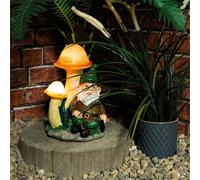 St Helens Male Gnome under light up mushroom