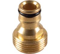 St Helens Male Tap adaptor, Brass