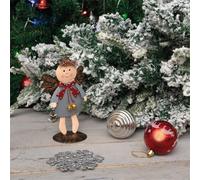 St Helens Metal Angel Ornament in Grey St Helens Grey