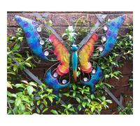 St Helens Metal Butterfly Garden Wall Ornament St Helens Multicolor