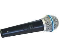 St Helens Mr Entertainer Dynamic Handheld Karaoke Microphone With Lead 600 Ohm Black and Silver - One Size