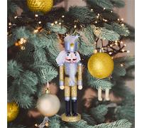 St Helens Nutcracker GOLD & SILVER WITH HAT