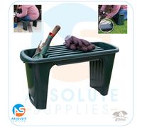 St Helens Padded Garden Kneeler Seat Tool Storage Lightweight Green