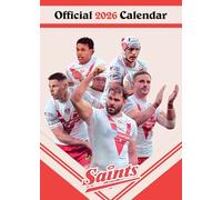 St. Helens Rugby League Official 2026 Calendar A3 Wall Format