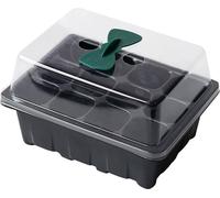 St Helens Seed Tray 12 Holes Yodel in Black St Helens Black