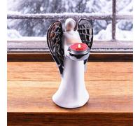 St Helens Ceramic Winged Angel Tealight Holder