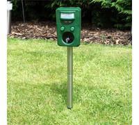 St Helens Solar Powered Ultrasonic Strobing Animal Repeller