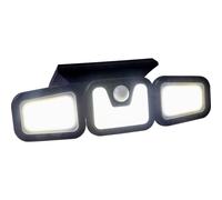 St Helens Solar Sensor Wall Light 3 COB in Black St Helens Black