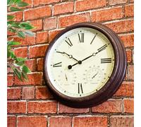 St Helens Vintage Effect Outdoor Clock inc. Humidity & Temp.