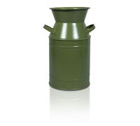 St Helens Vintage Metal Milk Churn Planter Dark Green