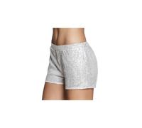 St. Hotpants Sequins silver size M